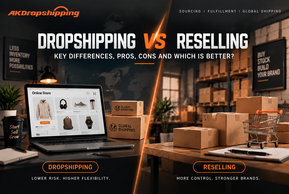 Dropshipping vs Reselling: Key Differences, Pros, Cons, and Which Is Better?