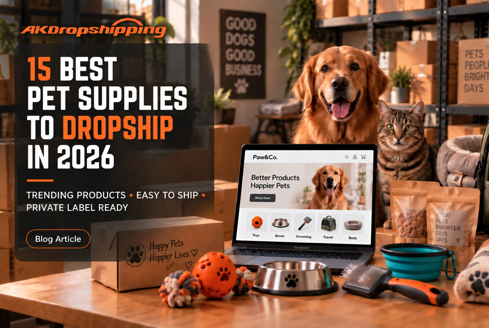 Best Pet Supplies to Dropship in 2026: 15 Profitable Product Ideas for Your Pet Store
