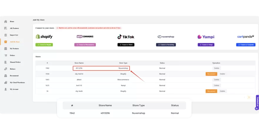Confirm the Connection