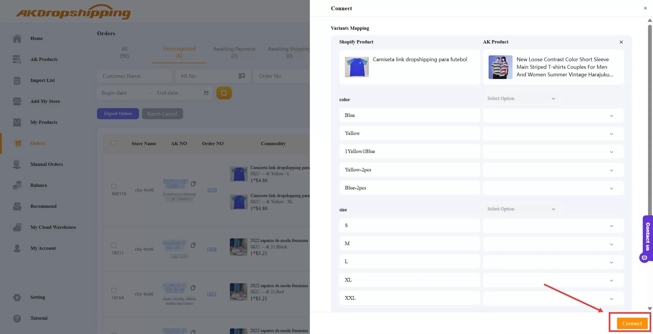 How to Connect Your Products with AK Dropshipping?