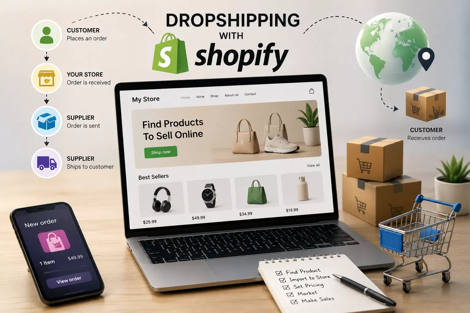 How to Start a Shopify Dropshipping Business