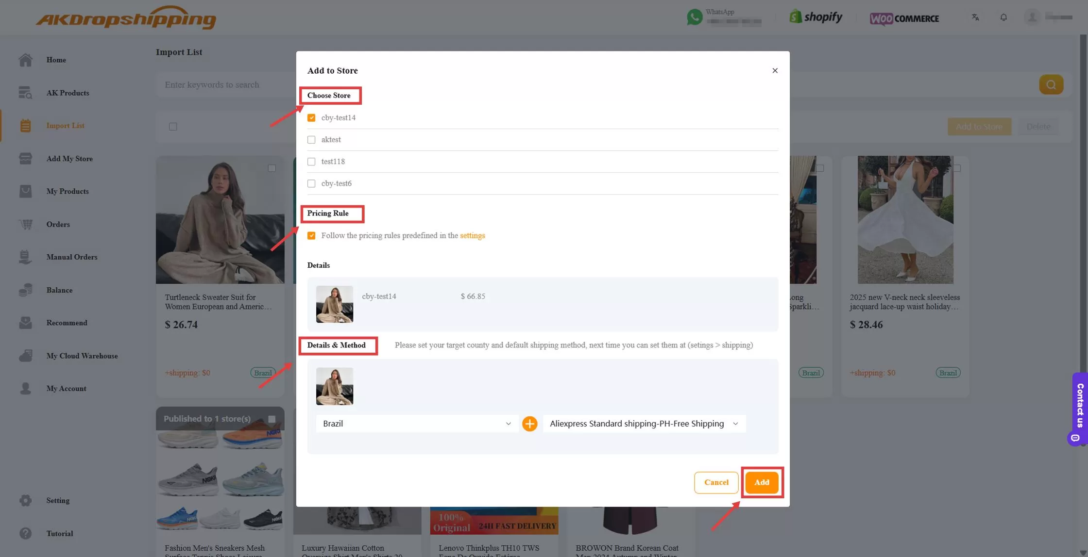How to Import AK Products to Your Stores?
