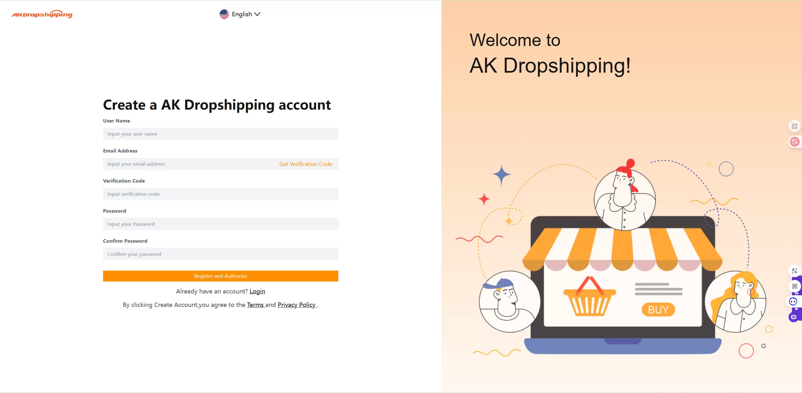 How to Create An AK Dropshipping Account?